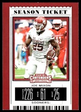Joe Mixon 2019 Panini Contenders Draft Picks Collegiate #47 Oklahoma Sooners