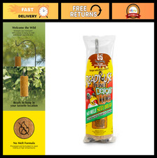 Peanut Delight No Melt Suet Dough Log for Wild Birds - 1 lb High Energy Feed