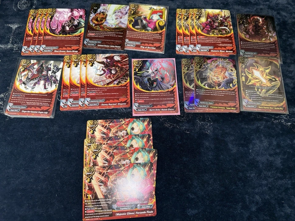 Futurecard Buddyfight!! LOTE de baraja de secta Dragonblood con extras Foto 3 de 4