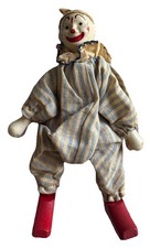 Antique Schoenhut Circus Clown Humpty Dumpty Circus Toy Striped Outfit