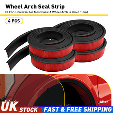4Pcs 1.5M Universal Car Wheel Arch Flare Extension Mudguards Lip Protector Trim