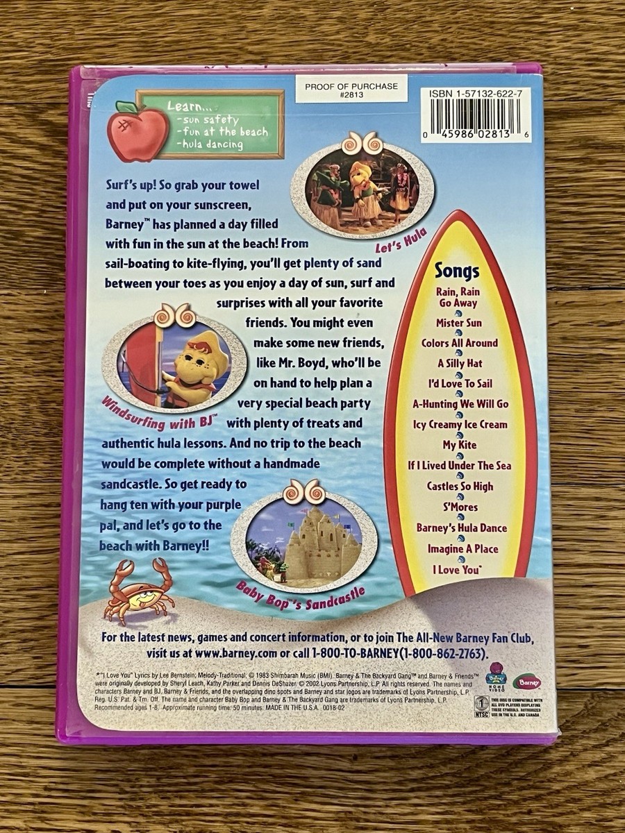 Barney's Beach Party (DVD, 2002) - Never Seen On TV - Good