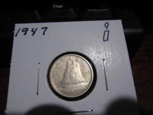1947 - Canada Silver dime - Canadian 10 cent