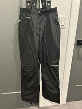 Spyder Women  s Insulated Ski Pants Shock Size 8 Satin Black New Old Stock