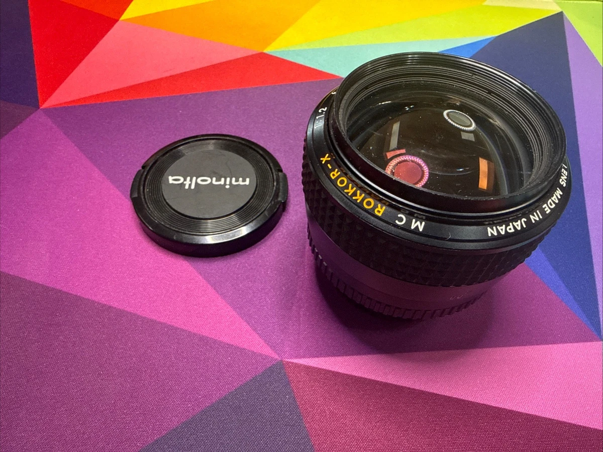 Minolta f/1.2 Camera Lenses for sale | eBay