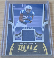 Panini 2021 Playbook Blitz Marlon Mack #BTZ-MMA Indianapolis Colts