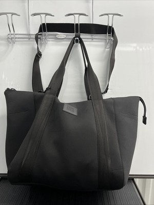 Dagne Dover Landon Neoprene Carryall Gym Duffle Bag black Medium