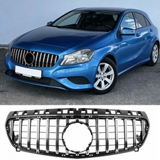 für Mercedes A-Klasse W176 A45 bis 2015 GT Panamericana Grill Kühlergrill chrom für Mercedes A-Klasse W176 A45 bis 2015 GT Panamericana Grill Kühlergrill chrom