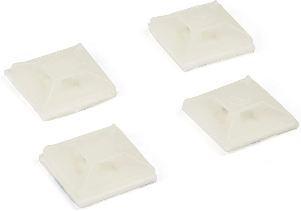 StarTech.com 100 Pack Cable Tie Mounts with Adhesive Tape for 0.13 in. (3.2 mm)  - Bild 2 von 2