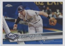 2017 Topps Chrome Blue Refractor 92/150 Evan Longoria #161 0dp1