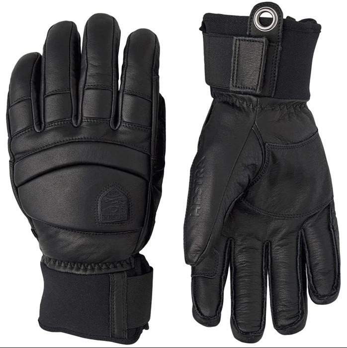 Nuevos Guantes Hestra Fall Line 5 Dedos Negros | Todas las Tallas - Súper Oferta