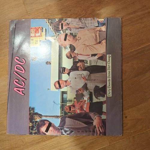 AC/DC Dirty Deeds Done Dirt Cheap ATLANTIC 1976 UK 1ST PRESSING VINYL LP K50323