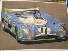 Poster grand format Matra-Simca MS670 - 24 heures du Mans -