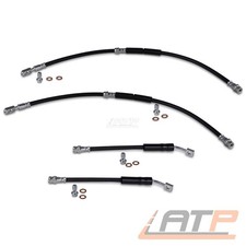 4x BREMSSCHLAUCH VORNE + HINTEN FÜR AUDI A3 Q3 SEAT LEON SKODA OCTAVIA