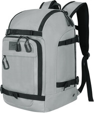 Ski Boot Bag Backpack - 50L Snowboard Boot Bag for Air Travel for Snow Boots, Sk