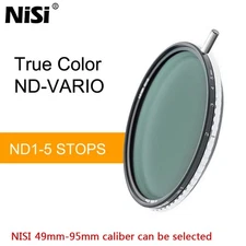 NiSi 49 58 62 67 72 77 82 95mm True Color ND-VARIO Pro Nano 1-5stops Variable ND
