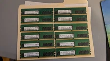 Lot of 12 SK Hynix 32GB DDR4 ECC Registered Server RAM HMAA4GR7CJR8N-XN (384GB)