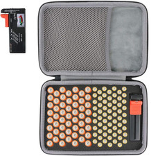 Duro Viaggio Caso Custodia per Custodia Battery Organiser Storage Box Carrying C