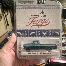 Greenlight Hollywood Fargo 1:64 1978 Ford F-150 Ranger XLT Green Diecast LE