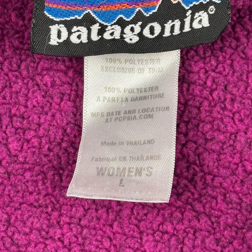 Patagonia Better Suéter Chaqueta Mujer Grande Rosa Cremallera Completa Vellón Logo 25541 Foto 3 de 4