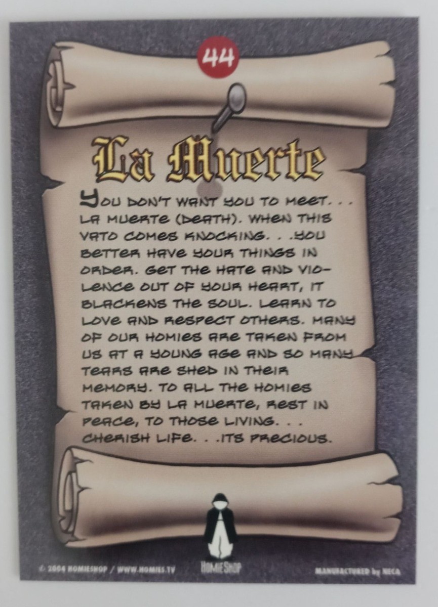 2004 NECA Homies Swap Trading Card #44 La Muerte | eBay