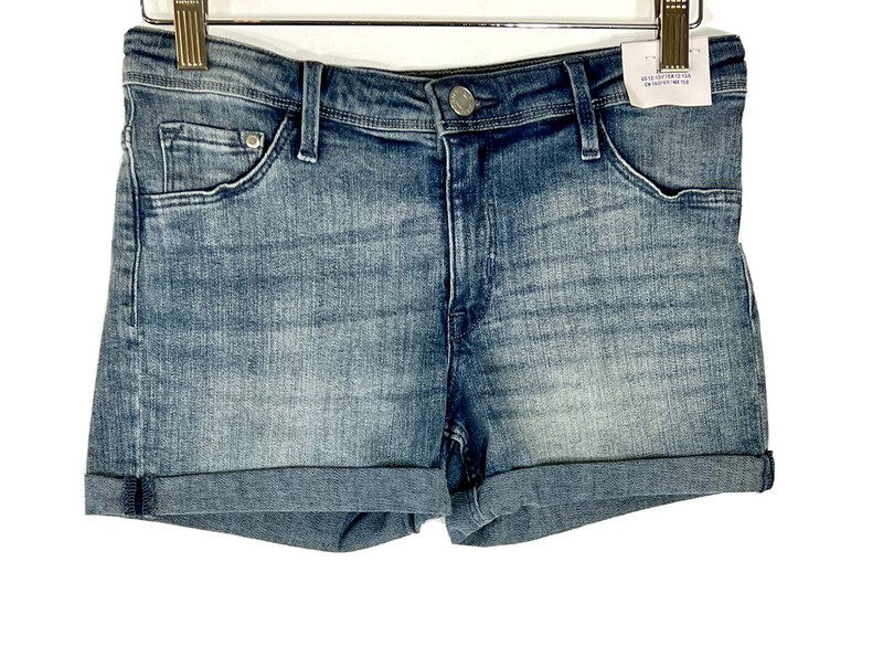 Girls H&M Jean Cuffed Shorts w/ Stretch Size 12-13 New