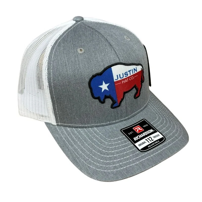 Justin Baseball Cap Buffalo Texas Flag