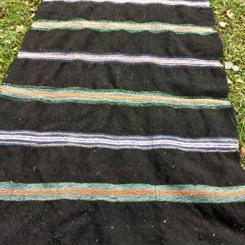 Vintage Traditional Bulgarian Wool 2-faced Rug Hand-Knotted - Picture 6 of 7