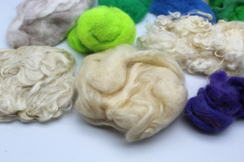 Natural Wool Roving Top For Needle Felting Hand Spinning DIY Crafts -- CHOICE - Picture 2 of 462