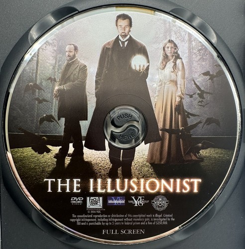 The Illusionist DVD Full Screen Paul Giamatti Jessica Biel Edward Norton 2006 - Picture 3 of 3