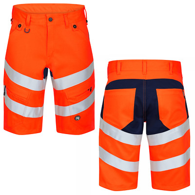 Engel Workwear Safety Shorts Warnschutz Warnshorts Kurze Hose Bermuda 