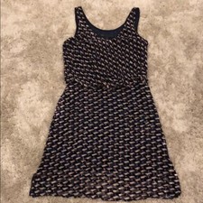 Marc by Marc Jacobs Silk Blend Puzzle Print Devore Dress Size 2