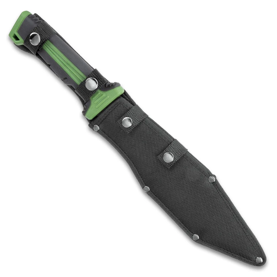 USMC Marine Force Recon Jungle Operator Bowie Knife And Sheath - 15 1/2" - Image 3 of 4