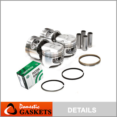 Pistons and Rings fit Acura Integra Honda ZC P29 1.6 Liter D16A1