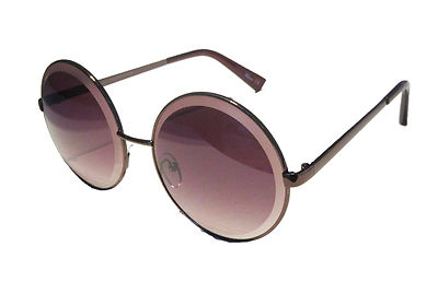 Women Round Sunglasses Oversized Fashion Sunglasses Oval Frame Retro 