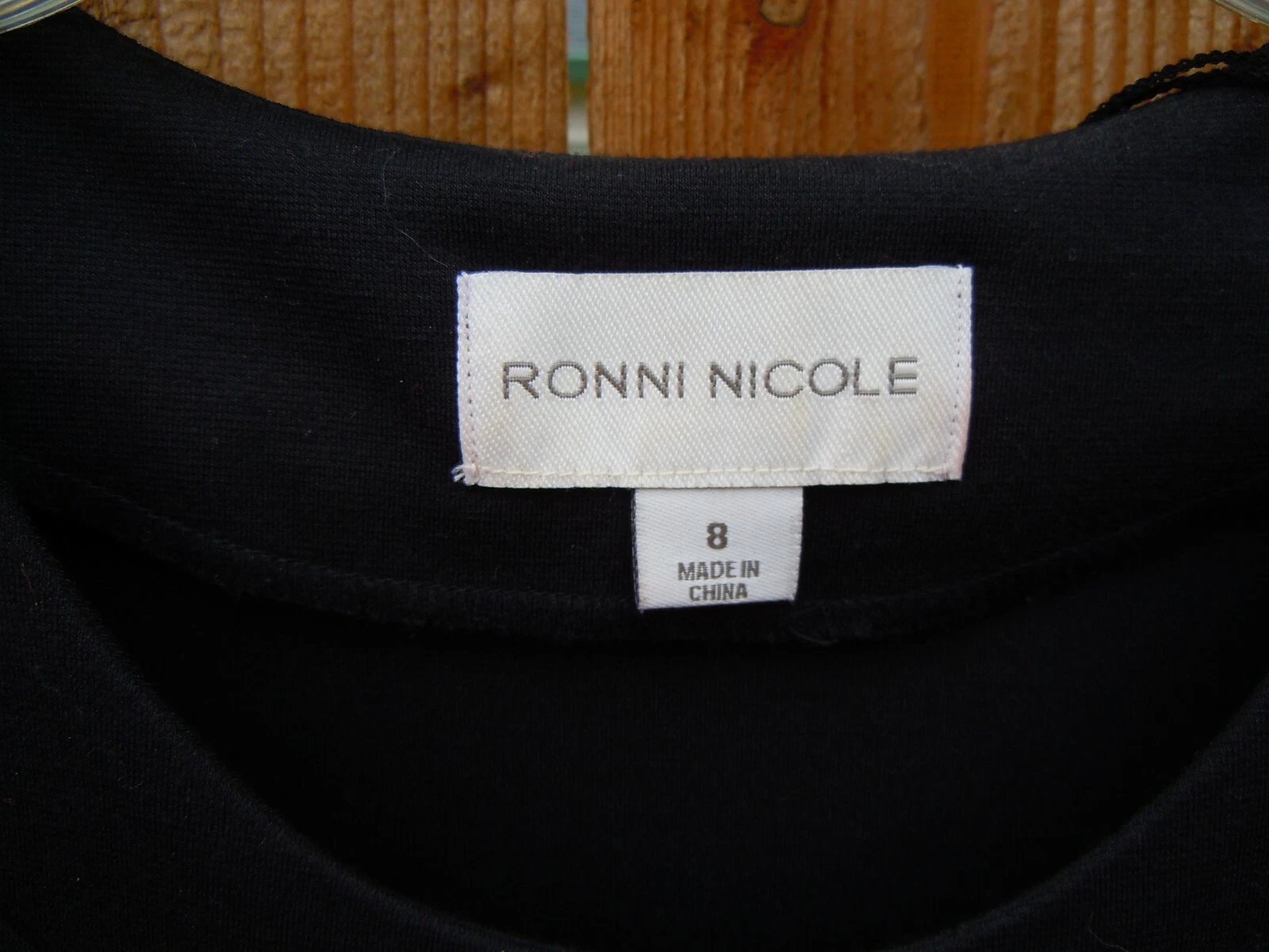 VETEMENTS RONNI NICOLE ABITO DONNA nero taglia 8 senza maniche