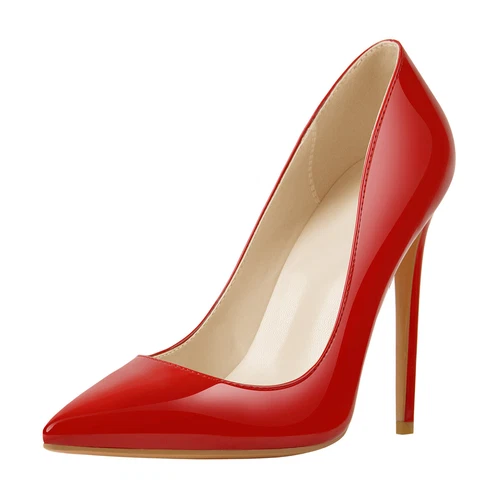 Sexy Damen-Stiletto-High-Heels spitz zulaufend Büro OL Arbeit eleganter Schuh Übergröße - Bild 20 von 50