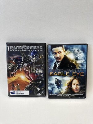 Eagle Eye & Transformers Revenge Of The Fallen Starring Shia LaBeouf Set Of 2 