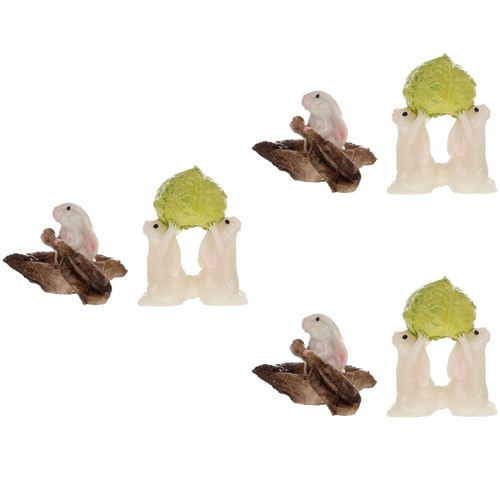 Tinoaly 8er Set Mini-Froschfiguren - Niedliche Kunstharz Deko Für Garten & Haus
