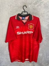 Manchester United Home football shirt 1994 - 1995 RARE Jersey Umbro Mens Size XL
