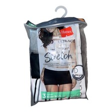 HANES Ultimate Comfort Flex Stretch Boxer Briefs Panty Size 7/L 45UCBB / 3 Pack