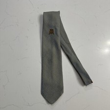 Vintage Wemlon by Wembley 100 Polyester Blue  Gold Striped Tie