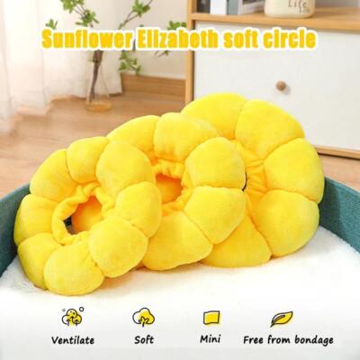 Haustiere Anti-Biss Recovery Kragen Sonnenblume weichen Hals Kegel für Hund Z1Z5