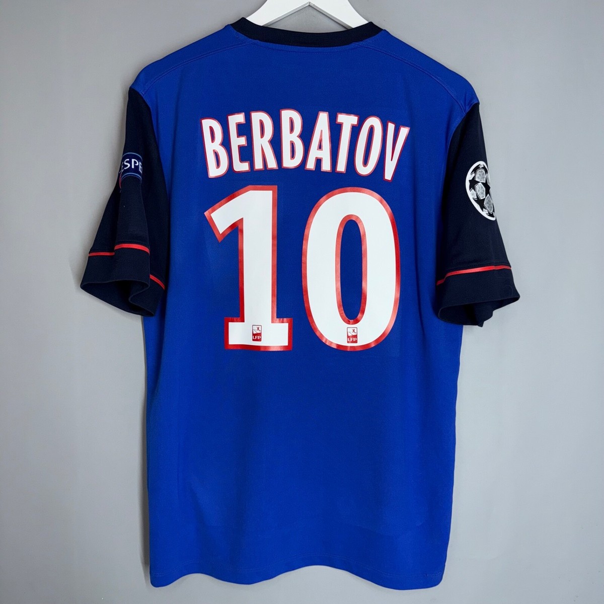 AS MONACO 2014 2015 AWAY FOOTBALL SHIRT JERSEY #10 BERBATOV NIKE