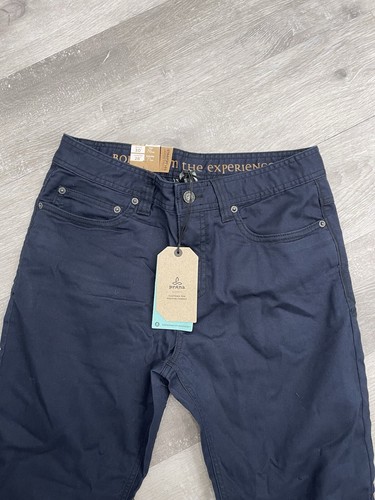 Prana Bridger Chino Jean Straight Leg Slim Fit Blue Men Size 30/28 - Picture 4 of 4