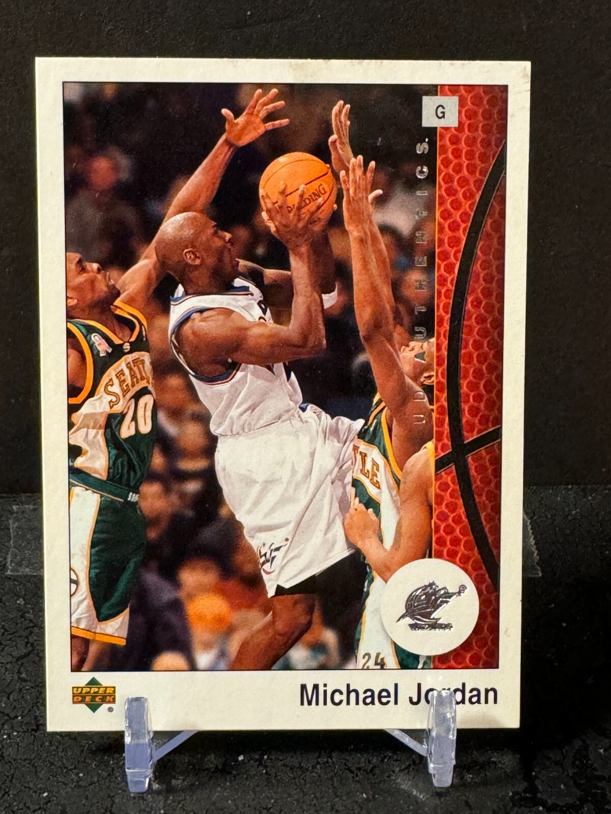 2002-03 Upper Deck UD Authentics Basketball Michael Jordan Card #88