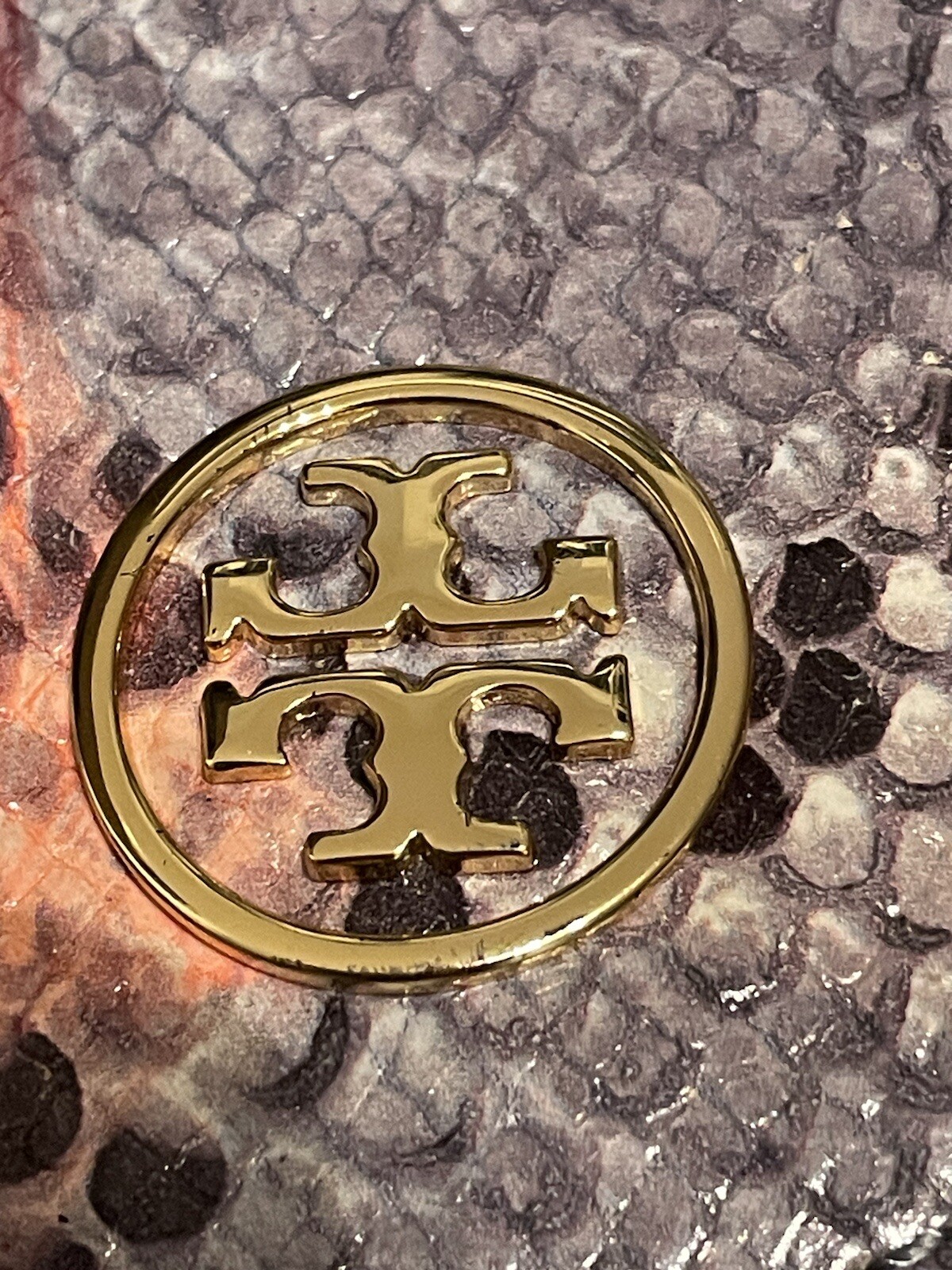 Tory Burch Multicolor Python Embossed Leather Cro… - image 7