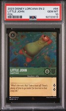 Disney Lorcana Little John Loyal Friend 84/204 FOIL Rare PSA 10 GEM MINT Robin