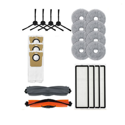 Brush Filter Wipes Mops Parts Set for Dreame X20 Pro/X20 Pro PLUS Vacuum Cleaner