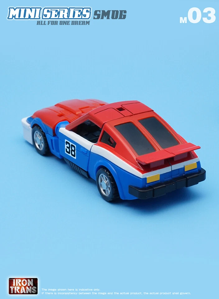 Nuevo Smokescreen Autobot G1 Iron Trans M-03 Figura de Acción Robot Juguetes En Stock Foto 4 de 4